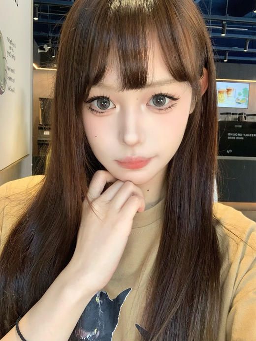 Loveiikira旗下  素颜拍档&元气甜茶&空山新雨｜14.5mm白狮参考着色大直径｜半年抛  2片 商品图4