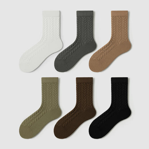 都市丽人中筒袜简约系列暖绒绒袜子女袜子LCTDH3 商品图1