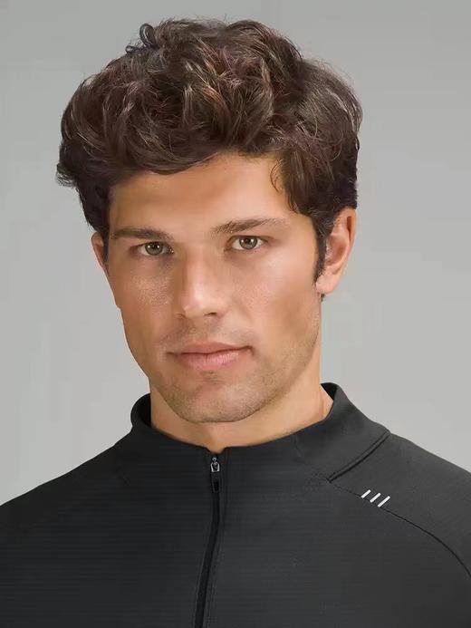 lulu 2024秋季新款 Surge Warm 男士运动立领半拉链长袖T恤 Z-12001 商品图2