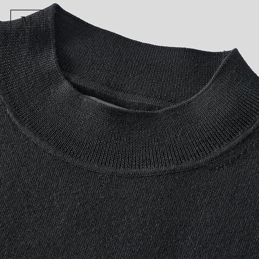 Marc O'Polo/MOP秋季新款半高领可机洗羊毛打底针织衫毛衣男 商品图2