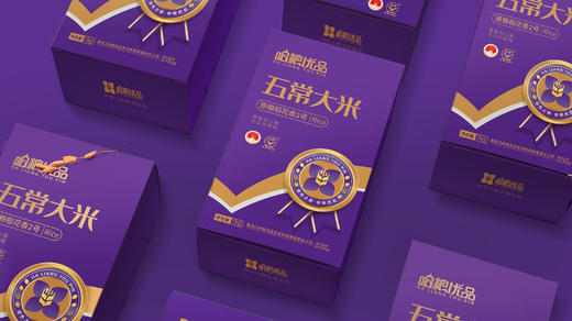 哈粮优选精装大米礼盒4kg（1kg x 4袋） 商品图1