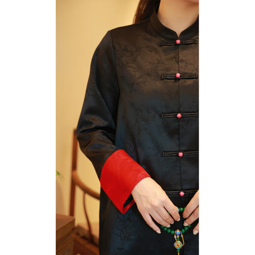 【抖音专属】新中式衬衣（2481003-墨染） 商品图2