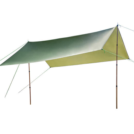 徽羚羊 户外露营休闲防雨遮阳涂银天幕—中号（米白）300*450 商品图6