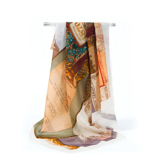 鑫缘 高端精纺羊毛斜纹方巾 GD0021 商品图1