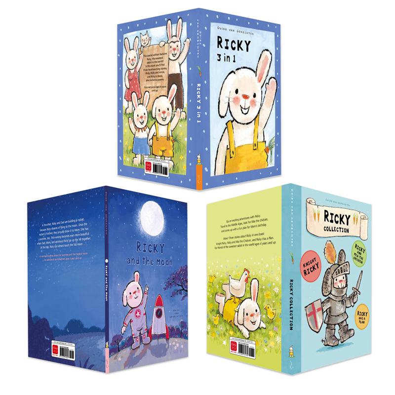 Ricky系列原版英文  西纳顿作品 和折耳兔奇奇做最棒的自己