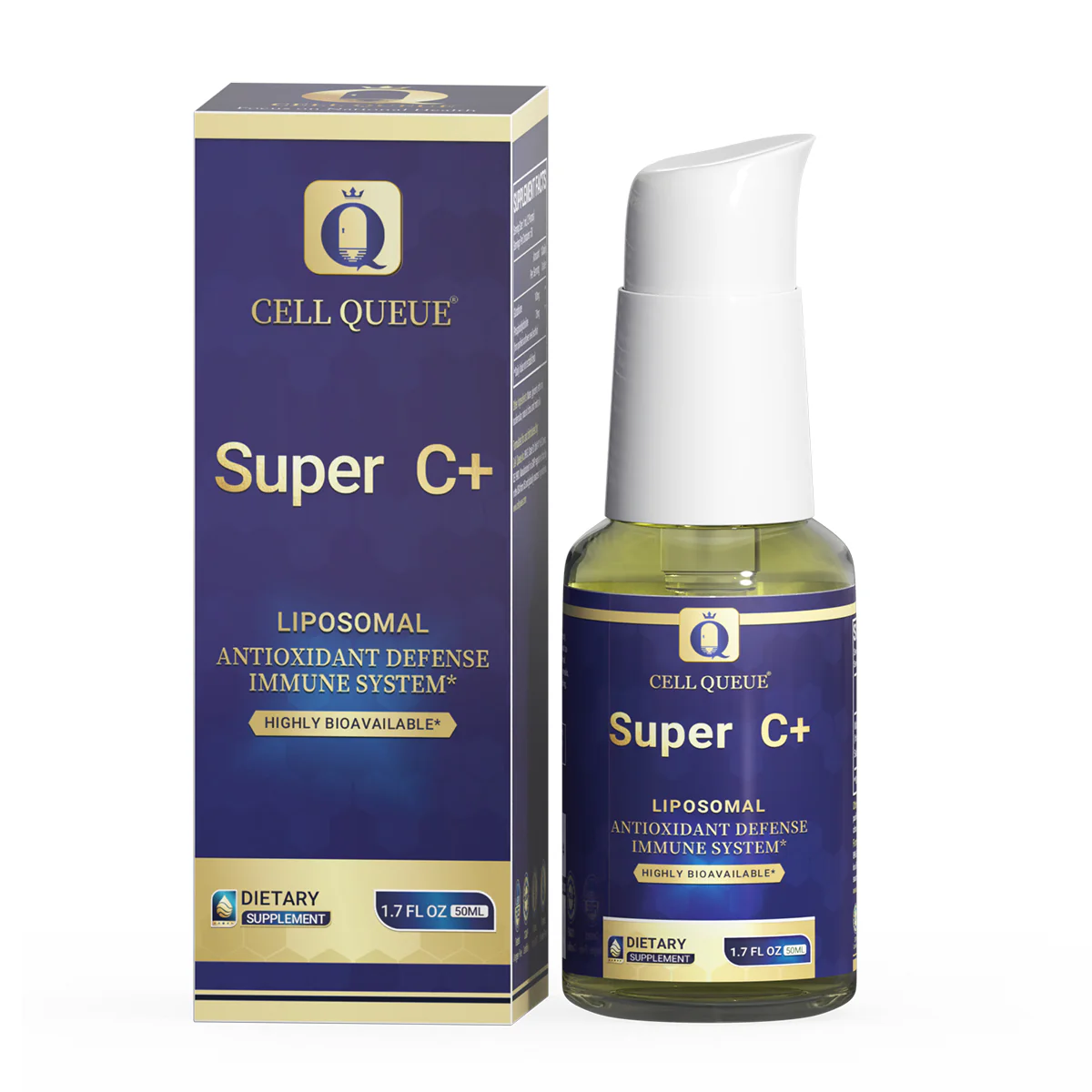 优序Cell Queue SUPER C+脂质体维生素C口服液50ML