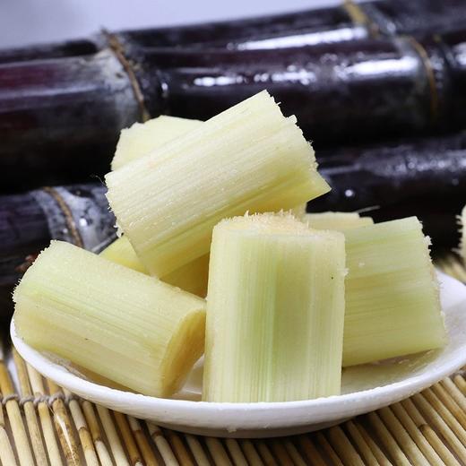 【超好吃！新鲜广西黑皮甘蔗】大自然的馈赠，一口咬下去饱满多汁，鲜甜四溢，果肉米白通透诱人，清甜不腻，当季水果特产整箱水果甜柑果蔗L 商品图1