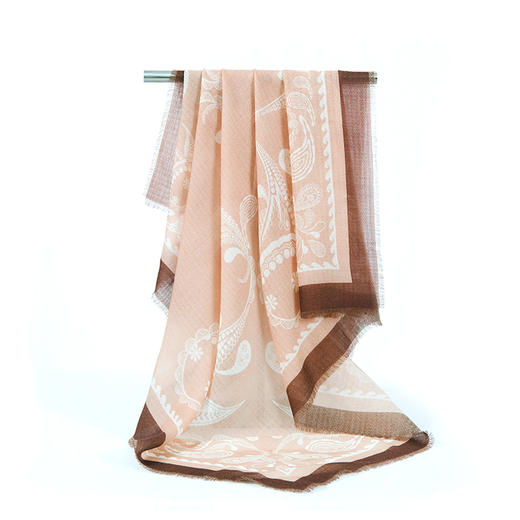 鑫缘 高端精纺羊毛斜纹方巾 GD0021 商品图2