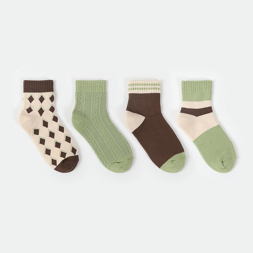 都市丽人中筒袜休闲系列毛圈袜袜子女袜子LCTEB1 商品图1