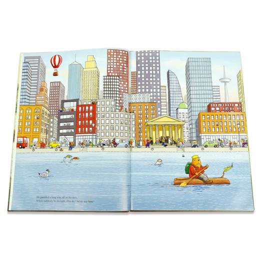 River +beaver 3岁+世界地理游戏儿童英文绘本 商品图4