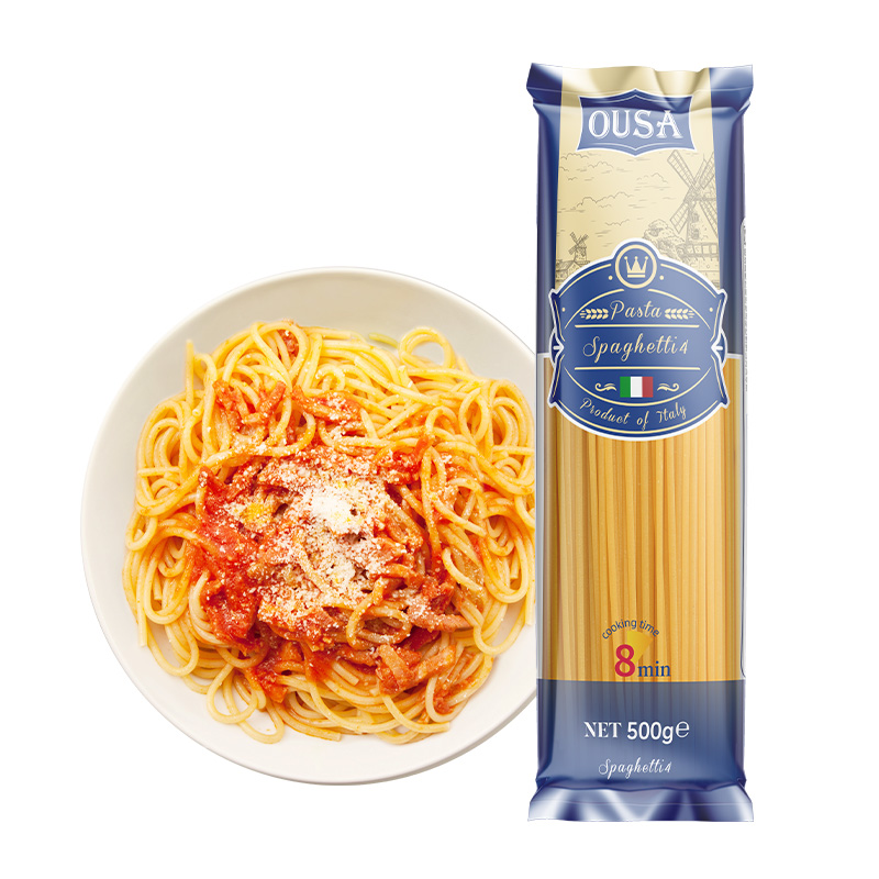 欧萨 意大利进口 4#直条型意大利面 500g