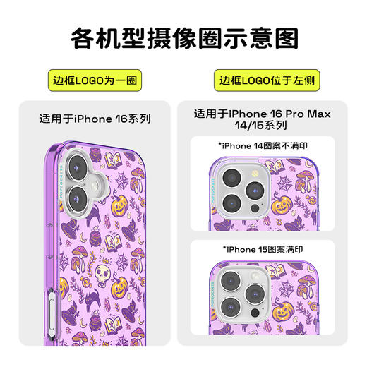 【魔女奇妙夜】魔女故事书 POPCASE手机壳 MagSafe Popcase磁吸款 紫色 万圣节 拼贴 iPhone 16/15/14 商品图2