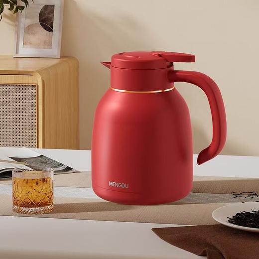 梦欧316不锈钢保温壶/焖茶壶-茶水分离 商品图7