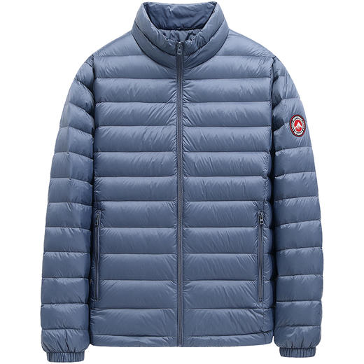 【新款DKP】大依优型大码轻薄立领羽绒服男士加肥加大码保暖上衣胖子外套 商品图1