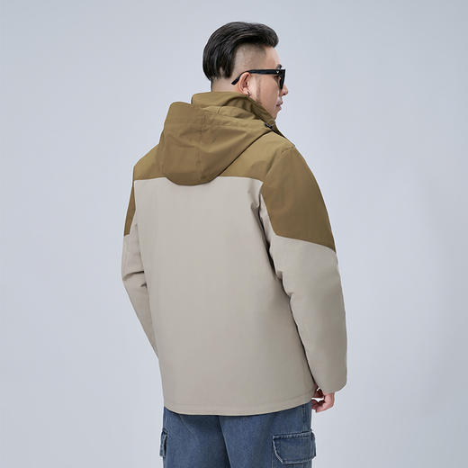 【可拆卸帽】【新款DMH】大依优型大码连帽夹克外套可拆卸帽子男宽松加肥加大码上衣夹克潮流 商品图6