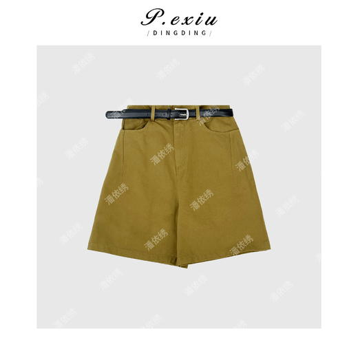 03-3潘依绣丁丁宠粉福利夏季薄款五分裤显瘦百搭休闲裤Q4441 商品图0