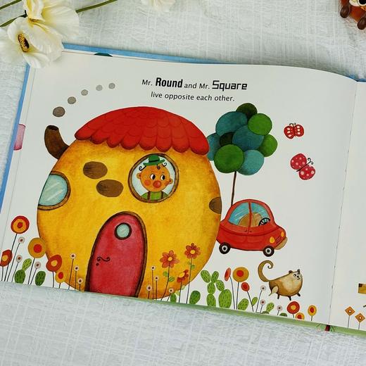 Mr. Round and mr. Square  原版英文哲理儿童绘本 商品图4