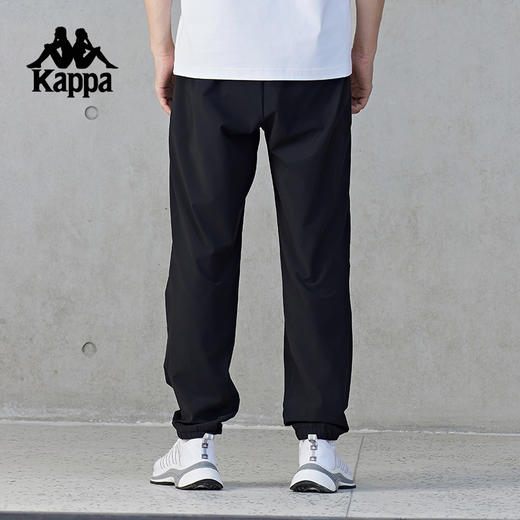 Kappa卡帕背靠背运动长裤2024新款星期裤防泼水裤子弹力直筒裤男K0E72AY56 商品图3