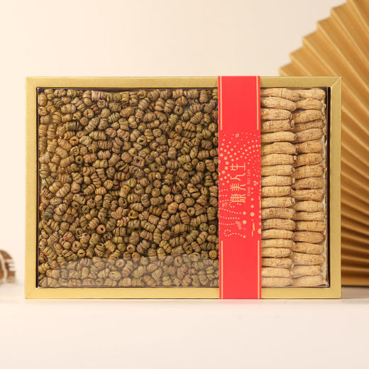 康美人生西洋参石斛礼盒236g/盒 吉林西洋参88g云南临沧石斛148g送礼自用泡水煲汤 商品图2