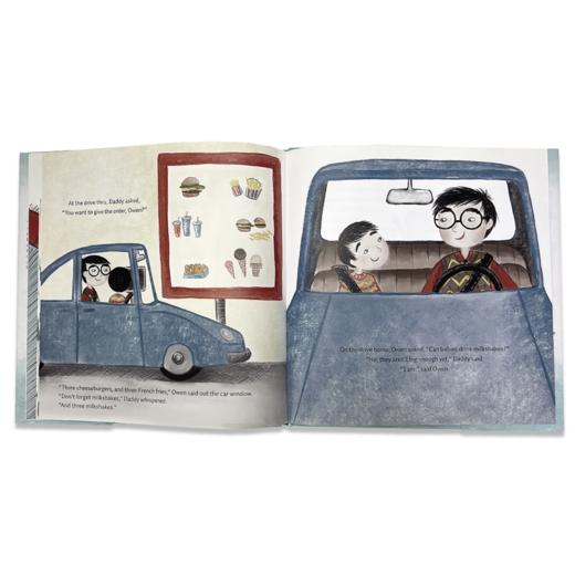 Qwen's day with daddy 原版英文儿童绘本 商品图3