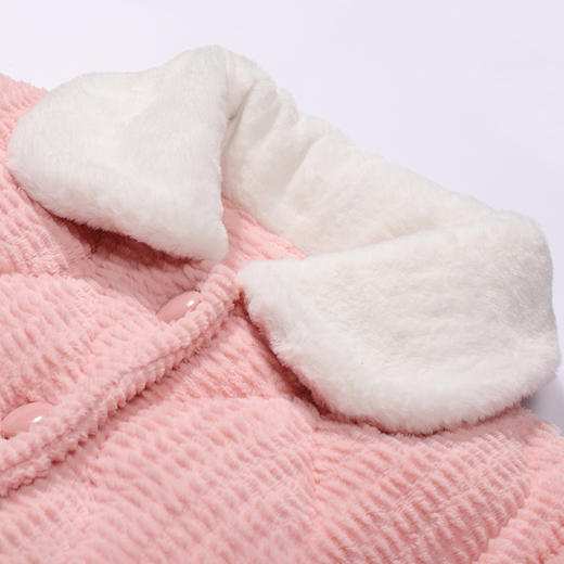 都市丽人眯雅佳睡衣亲情蜜语长袖烂花夹棉加厚童装中夹棉套装JHT9B8 商品图7