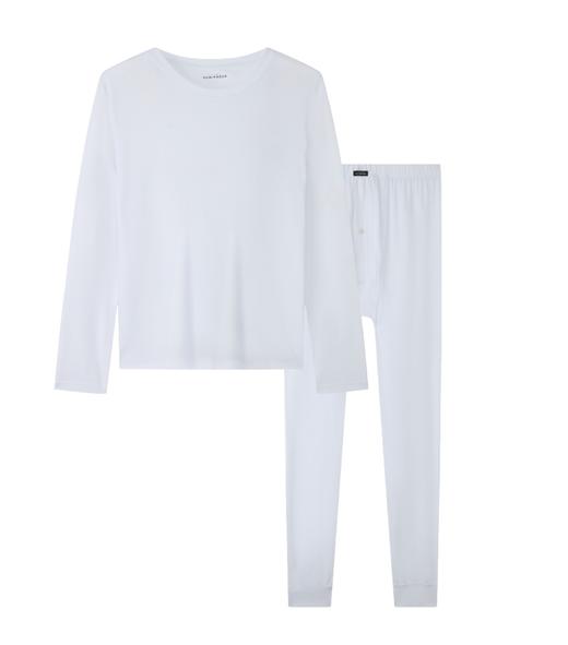 【140S长绒棉】SCHIESSER德国舒雅 铂雅高端贡锦棉140S长绒棉打底保暖(套装)95/20793W 商品图1