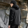 【Q】【加绒羊羔绒】【新款DX】大依优型大码男装连帽加绒外套加肥加大休闲夹克胖子宽松外套上衣 商品缩略图7