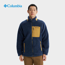 哥伦比亚男式立领休闲抓绒AE0918