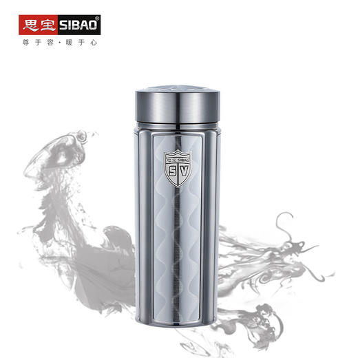 思宝旗舰店微光方舟真空保温杯车载便携商务礼盒装泡茶杯男女办公水杯 商品图0