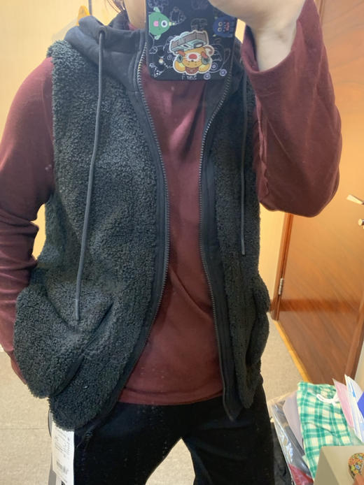 针丝缘2024秋冬新款保暖抗风休闲百搭泰迪马甲3801 商品图12