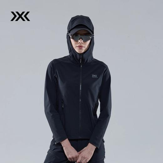 X-BIONIC风岚中量软壳连帽夹克女(S2) 秋冬户外耐磨防泼水软壳衣 24880 商品图0