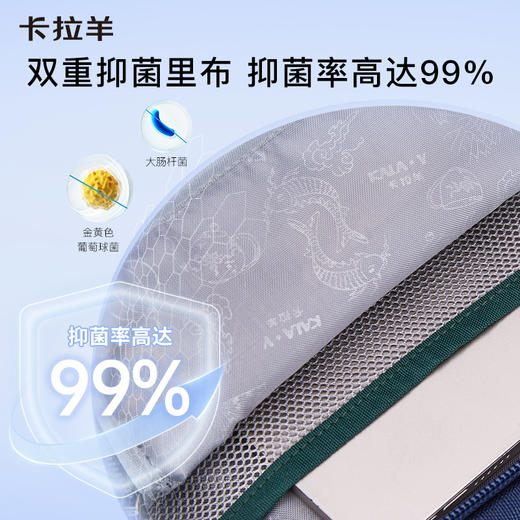 卡拉羊大容量多功能单肩包户外休闲轻便百搭简约单肩包 山海 CX4034 商品图3