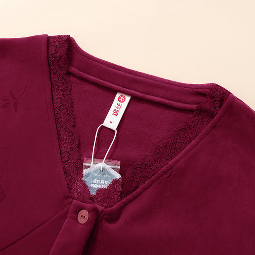 芬腾海岛绒女士睡衣加厚秋冬保暖长袖抗静电套装珊瑚绒加绒家居服 商品图2