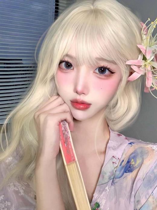 mimipark 日抛美瞳 璨蓝宝河 直径14.4mm 着色13.9mm （十片装） 商品图4