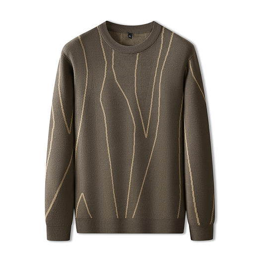 【新款DPF】大依优型大码毛衣针织衫毛衫休闲加肥加大男士胖子大码内搭上衣潮款打底衫 商品图7