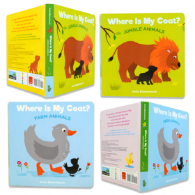 动物外套 适合1岁+语言开发生活技能原版英文绘本