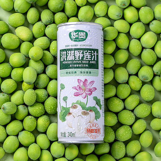 荆州洪湖 华贵 野莲汁240ml*12罐/提 商品图1