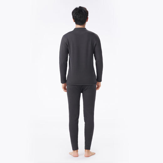 都市丽人都市锋尚保暖衣超级暖套装导电丝-牛奶暖暖衣加厚男士保暖衣套装FWT2A4 商品图3