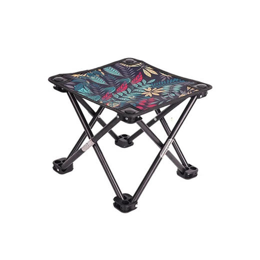 徽羚羊 云休 户外折叠椅子便携小凳子折叠椅（蓝色花纹）  27*27*25CM 商品图0