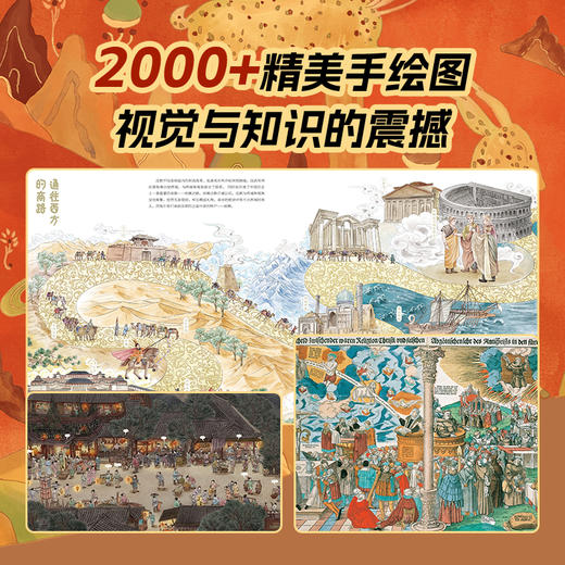 看文明：200细节里的中国史+看文明：200细节里的世界史 商品图2