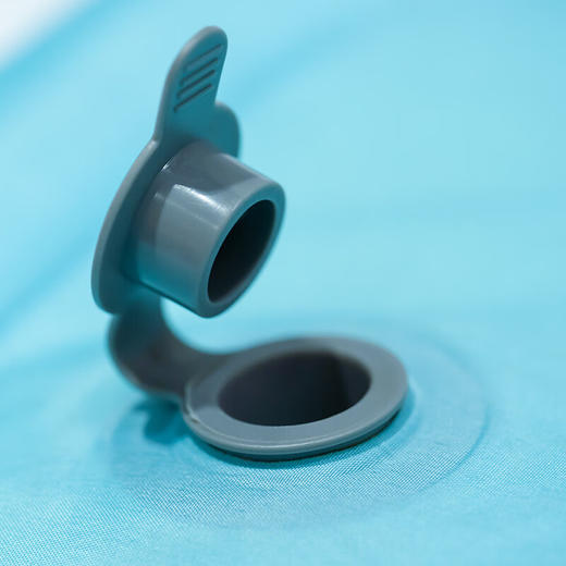 徽羚羊 充气垫 脚踏式单人 天蓝色 商品图4