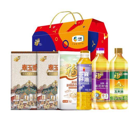 中粮福临门经典粮油礼盒D 商品图0