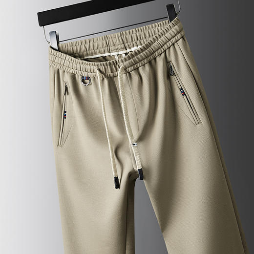 【DWD】大依优型大码松紧腰直口休闲运动裤卫裤休闲裤加肥加大运动长裤胖子裤子 商品图5