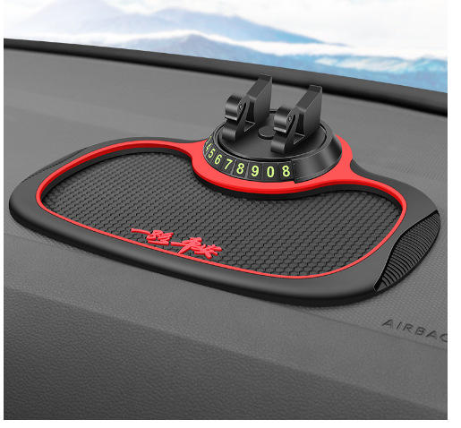 【卡通支架车载防滑垫】三合一置物停车导航支架PVC隐藏号码蜂窝防滑垫，支持横屏/竖屏，可以自由旋转360° 满足不同视觉角度。ry 商品图6