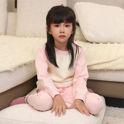 【59元1套，99元2套】秋冬女童长袖长裤套头家居套装-8243539 商品图2