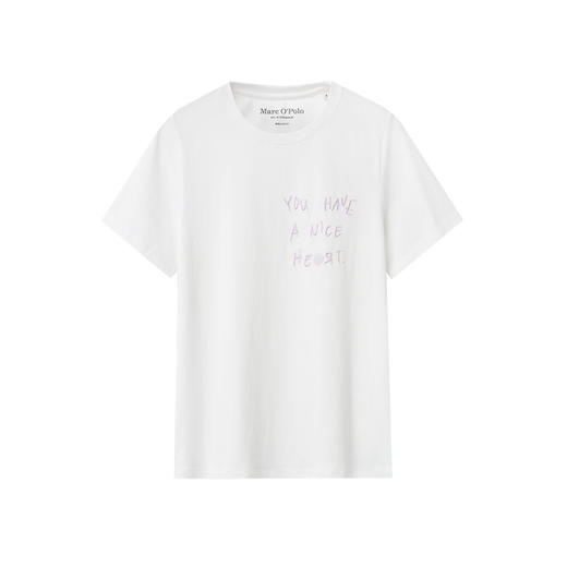 Marc O'Polo/MOP 秋季新款纯棉胸口绣花字母宽松短袖T恤女士 商品图1