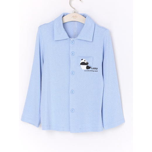 【春上新】8楼爱慕儿童Aimer Kids男孩奶皮静谧空间开衫长袖家居AK241F791，吊牌价529元 商品图1