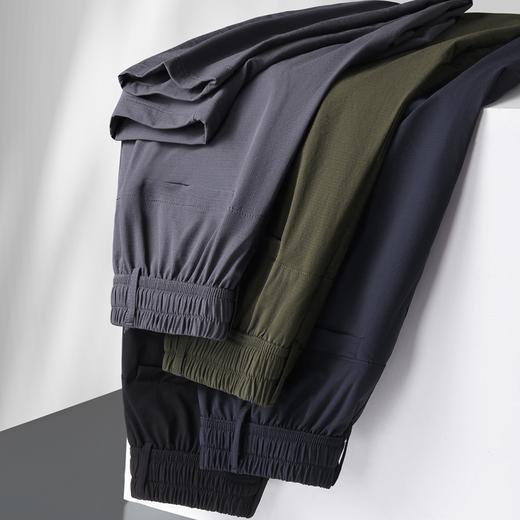 【新款DSF】大依优型大码松紧腰直口休闲运动裤卫裤休闲裤加肥加大运动长裤胖子裤子 商品图2