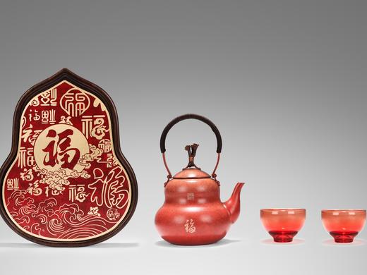 预售 | 朱炳仁茶礼套装 福多多/贵人相助/锦上添花 礼盒装送人好物 商品图1