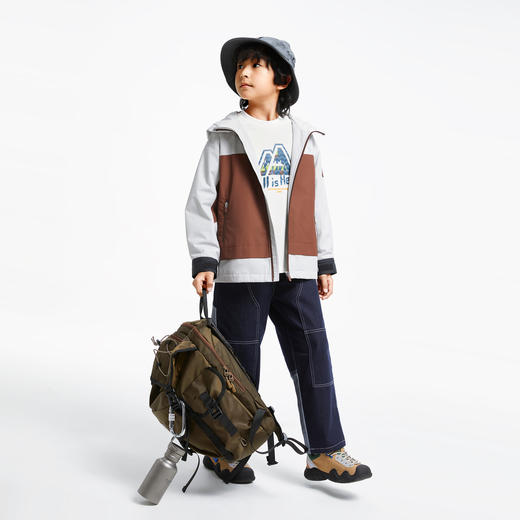 男童加绒三防外套安奈儿童装实体店同款AB435528 商品图3